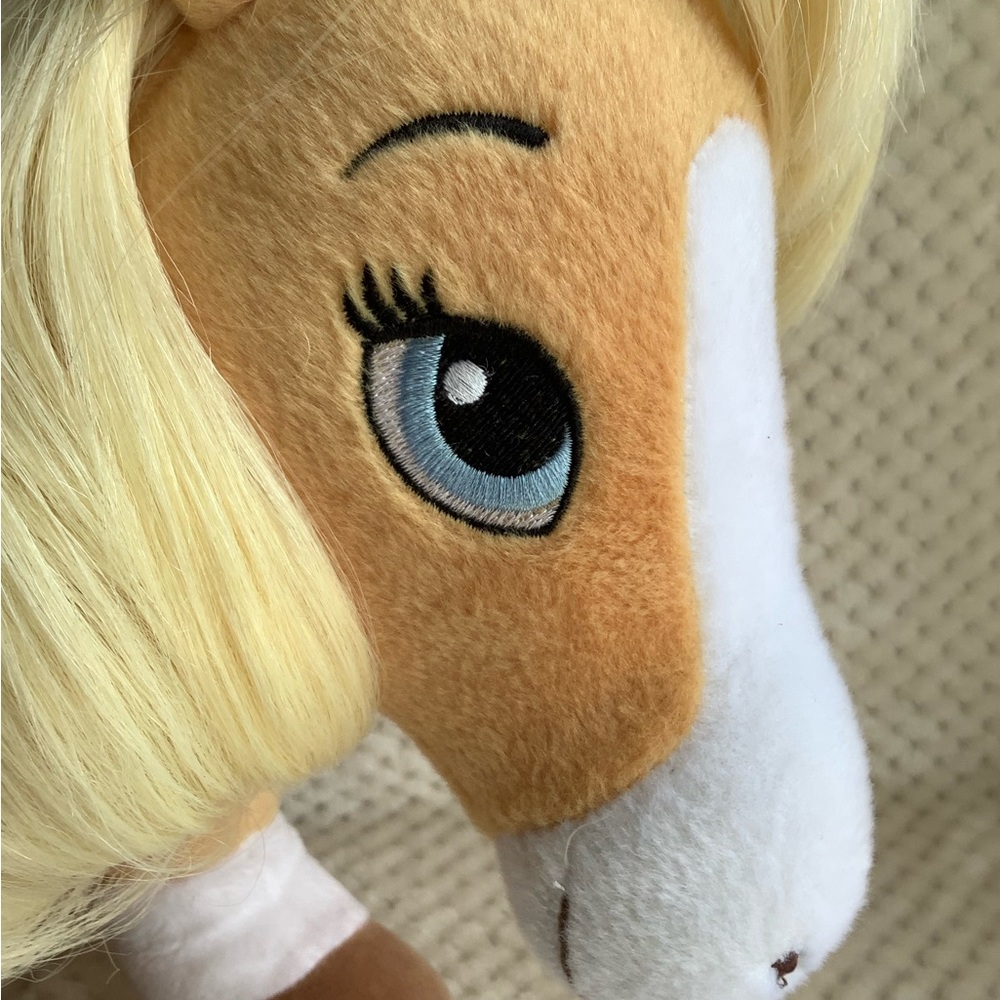 Build A Bear Workshop Plush Horses and Hearts Riding Club Palomino Horse Pony - Picture 3 of 16